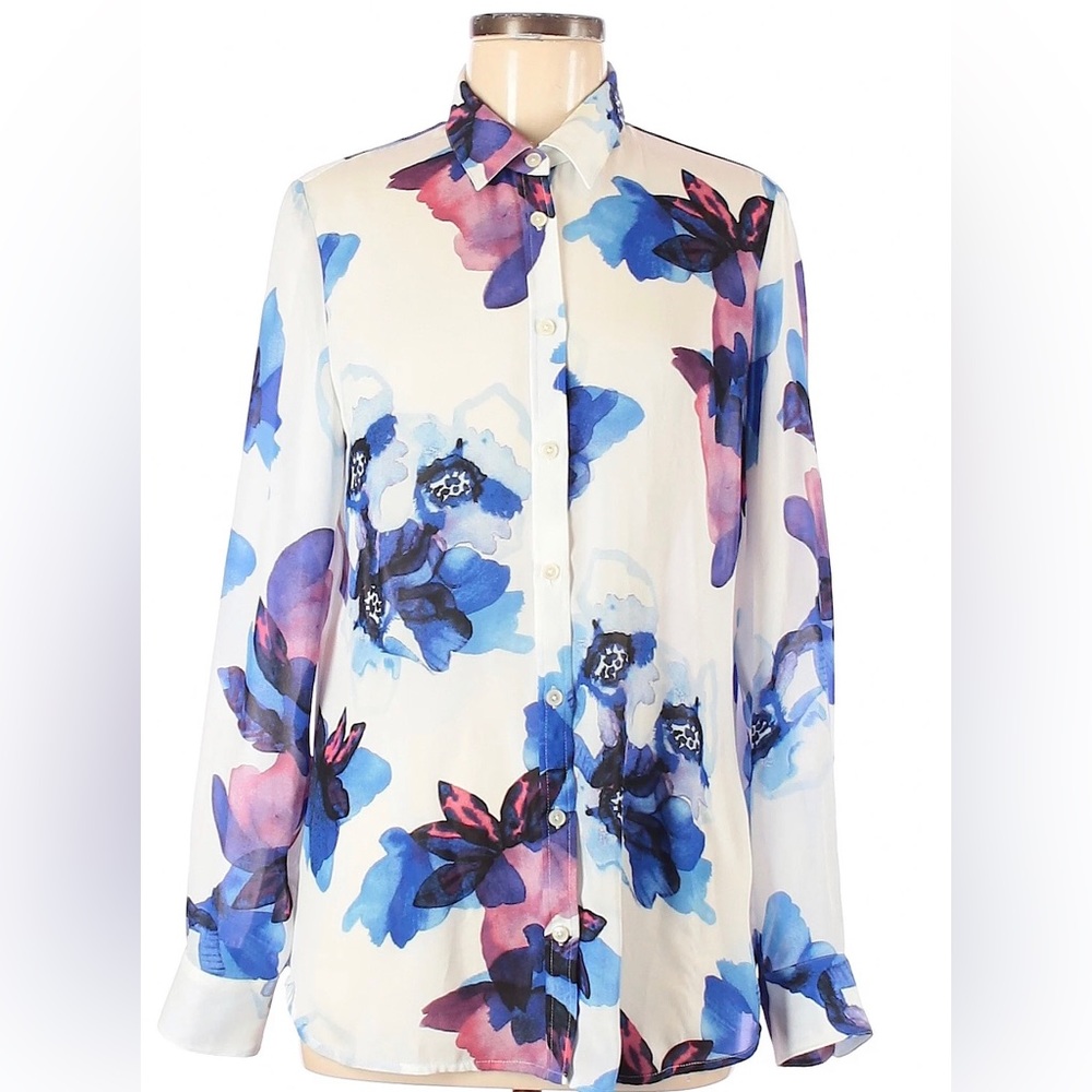 Banana Republic Floral Button Up